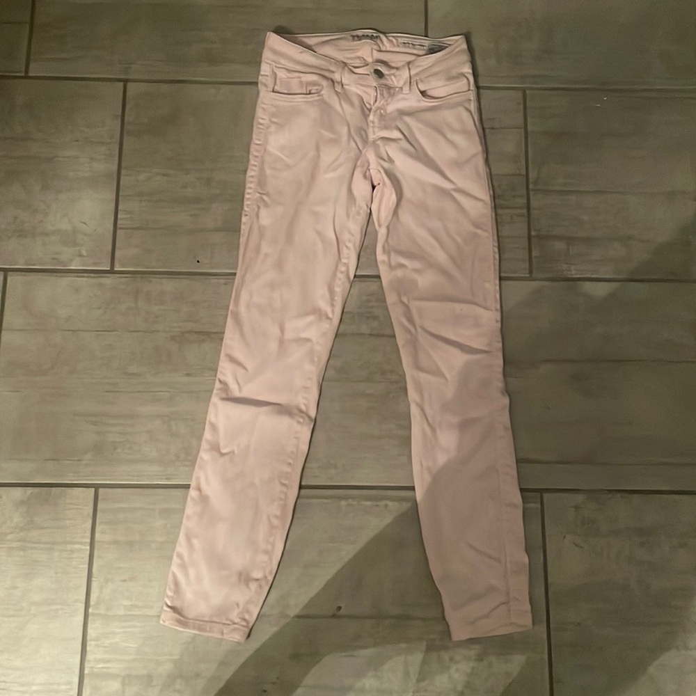 pink guess skinny jeans